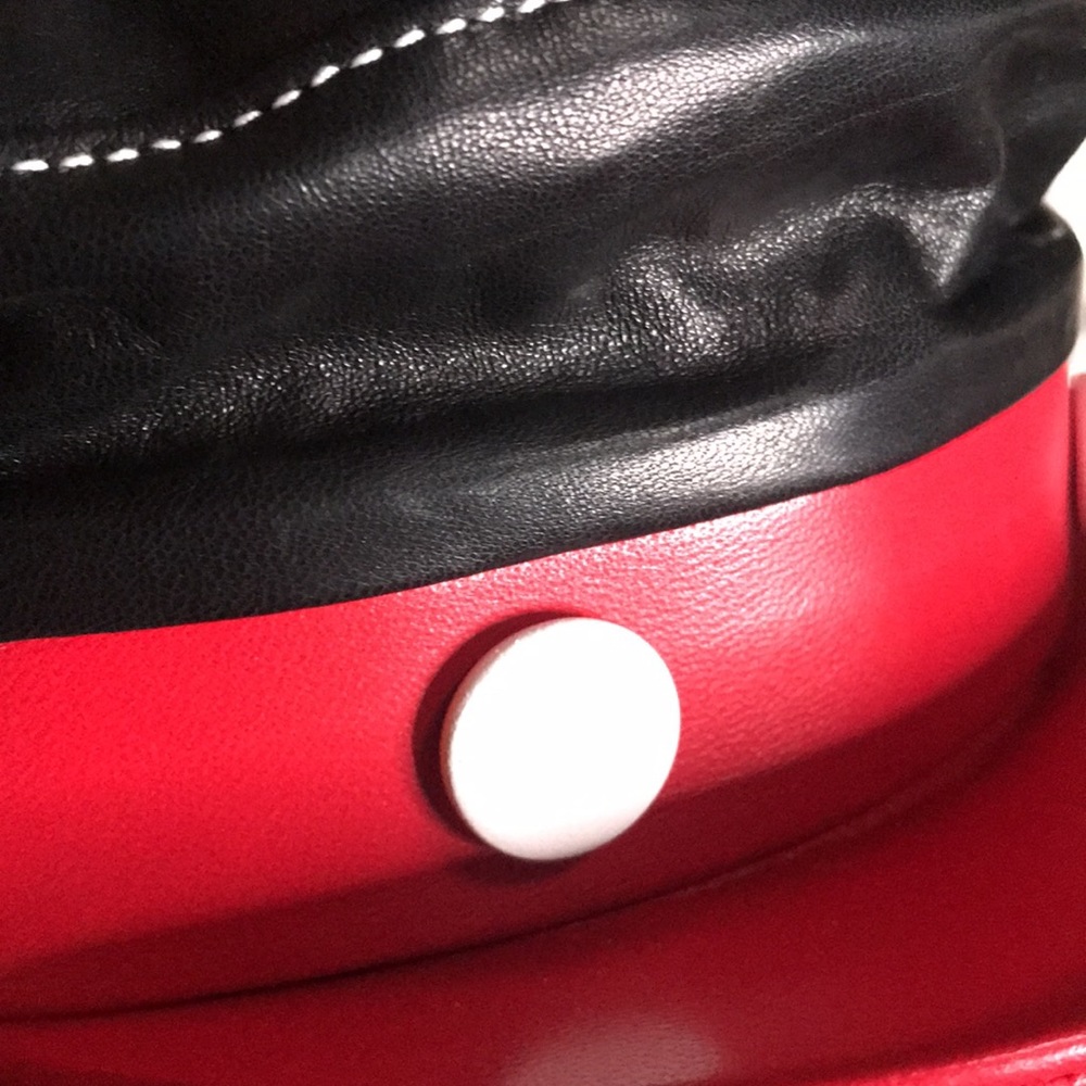 Disney Mickey Mouse X Gigi Burris Millinery 1928 Willie Leather Cap Designer - Picture 7 of 17